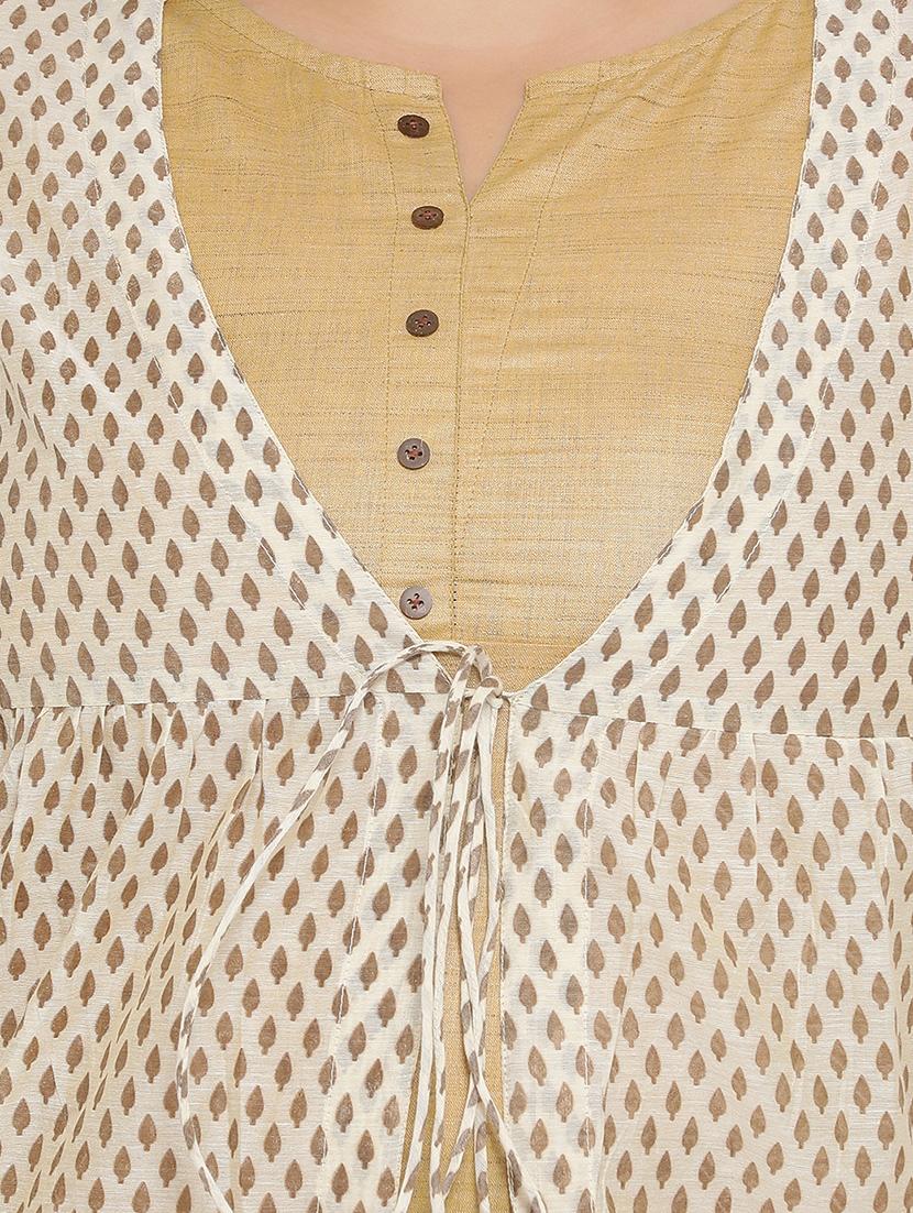 printed layered kurta - 16642933 - Zoom Image - 4