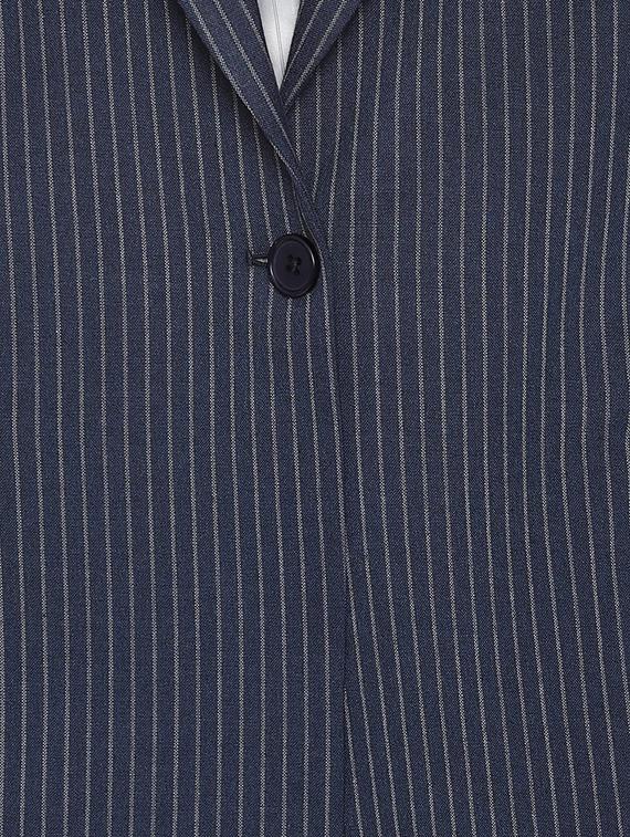 lapel neck striped blazer - 16643070 - Zoom Image - 4