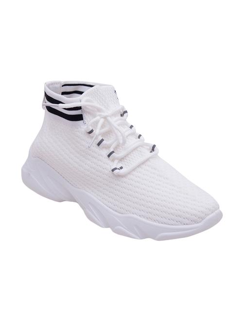 white lace-up sports shoes - 16643165 - Standard Image - 1