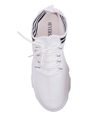 white lace-up sports shoes - 16643165 - Standard Image - 4