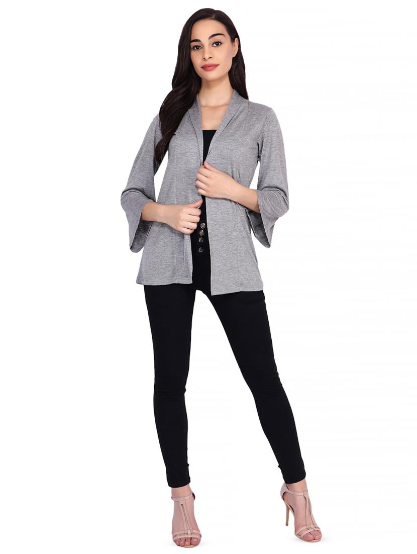 grey solid shrug - 16643368 - Zoom Image - 4