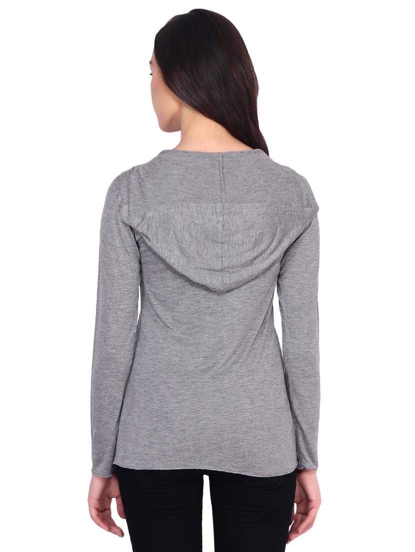 hooded neck asymmetric shrug - 16643370 - Zoom Image - 4