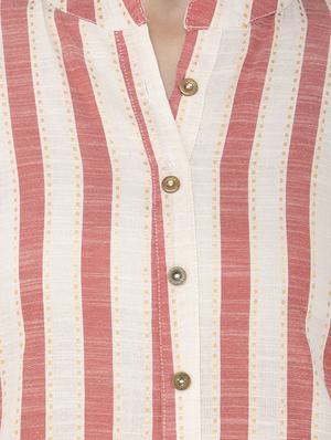 striped straight kurta - 16643543 - Standard Image - 4