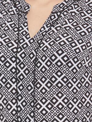 mandarin neck full leg jumpsuit - 16643682 - Standard Image - 4