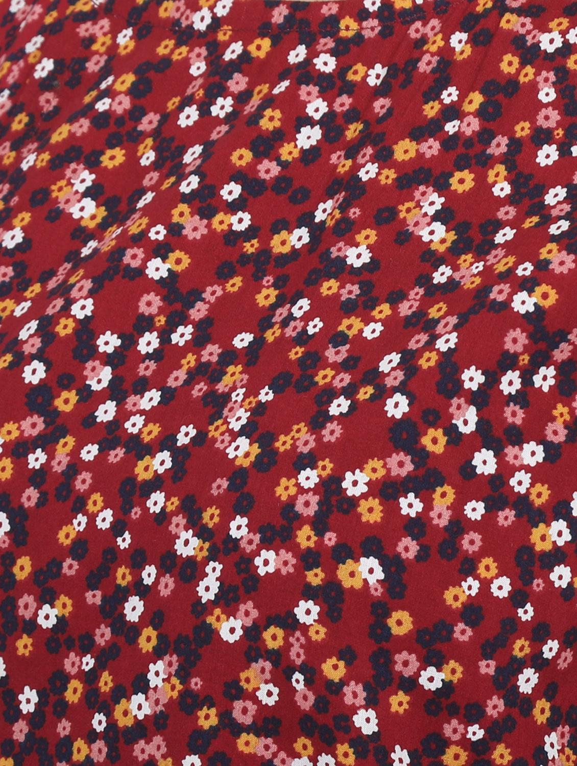 tie knot floral top - 16643707 - Zoom Image - 4