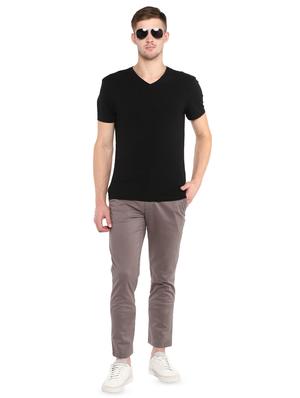 grey solid chinos - 16643823 - Standard Image - 4