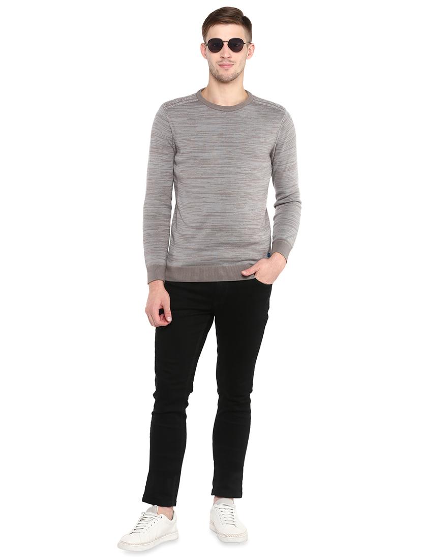black solid plain jeans - 16643827 - Zoom Image - 4