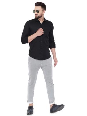 white striped chinos - 16643843 - Standard Image - 4