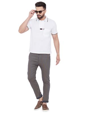 blue striped chinos - 16643844 - Standard Image - 4