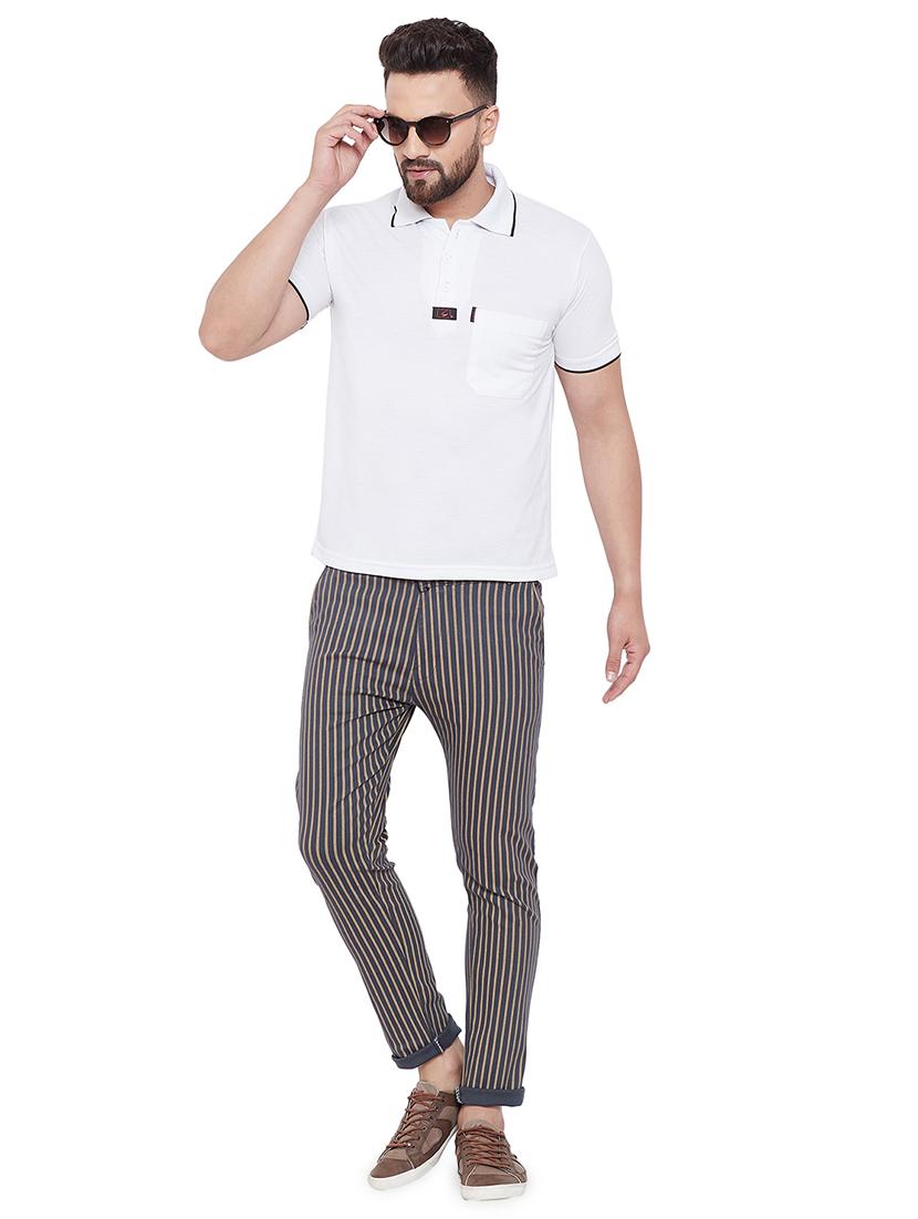blue striped chinos - 16643844 - Zoom Image - 4