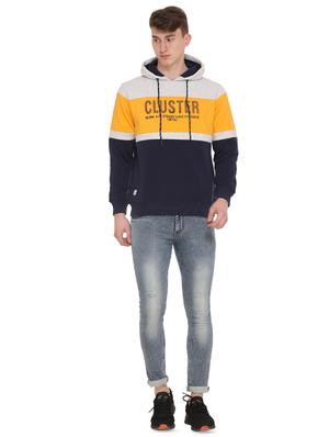 navy blue printed color block sweatshirt - 16644688 - Standard Image - 4
