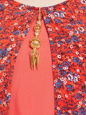 printed flared kurta - 16644731 - Standard Image - 4