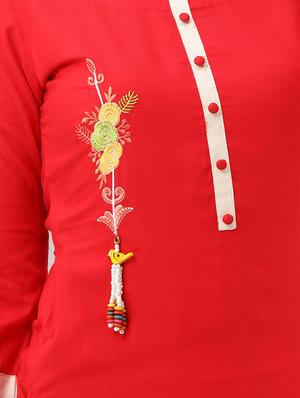 embroidered kurta set - 16644739 - Standard Image - 4