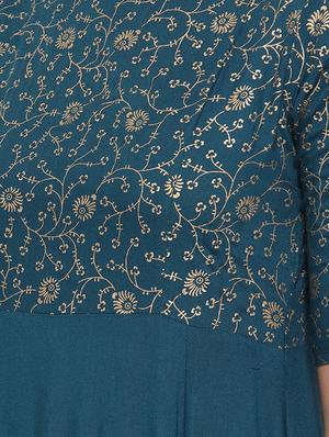 fit & flare ethnic dress - 16645028 - Standard Image - 4