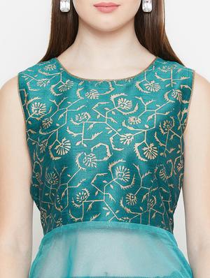 block print a-line lehenga - 16645506 - Standard Image - 4