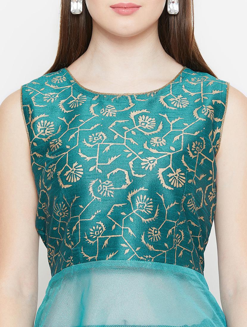 block print a-line lehenga - 16645506 - Zoom Image - 4