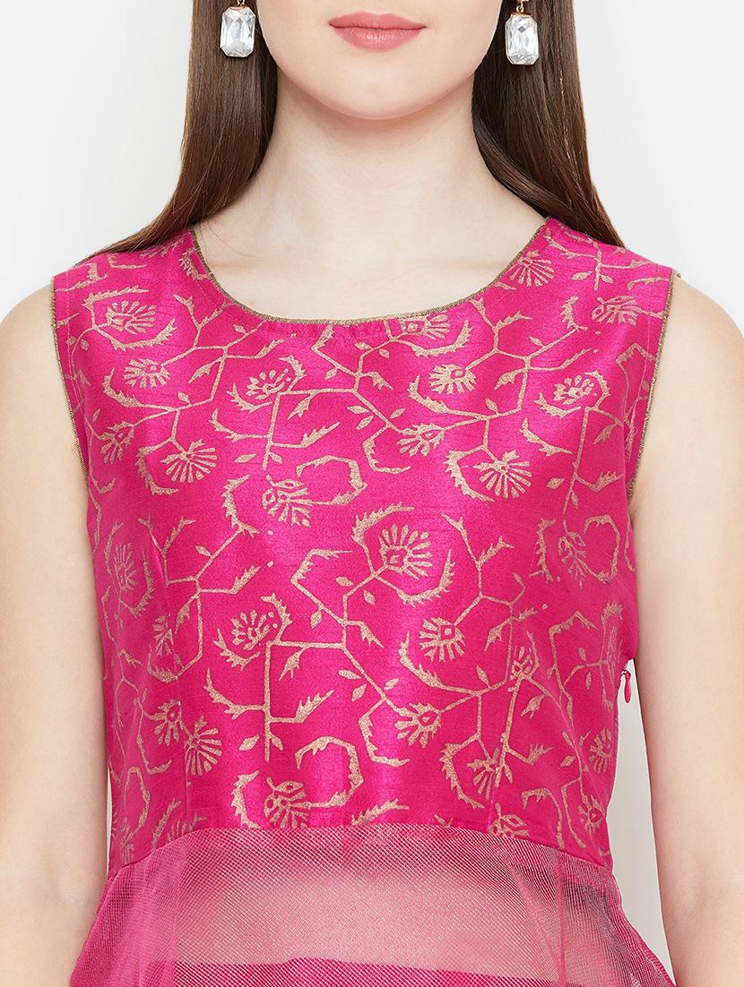 block print a-line lehenga - 16645507 - Zoom Image - 4