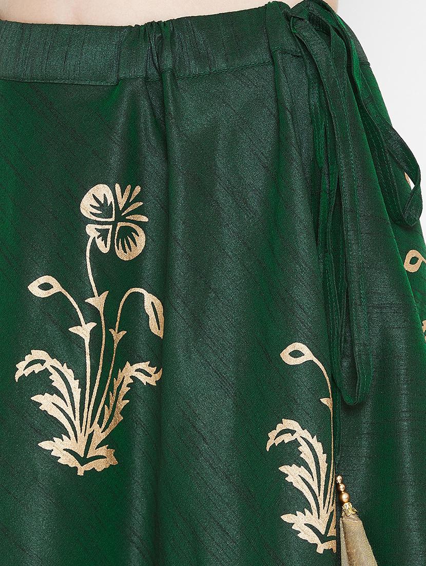 block print a-line lehenga - 16645508 - Zoom Image - 4