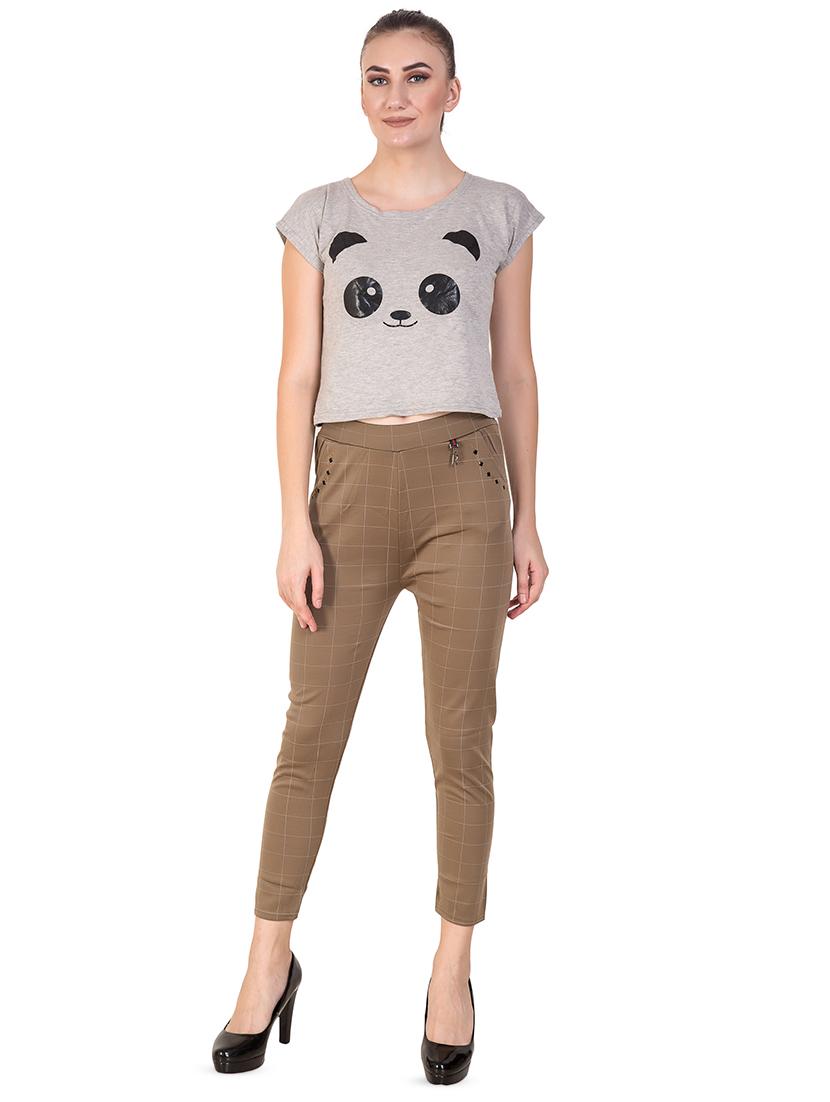 high rise embellished straight trouser - 16646440 - Zoom Image - 4