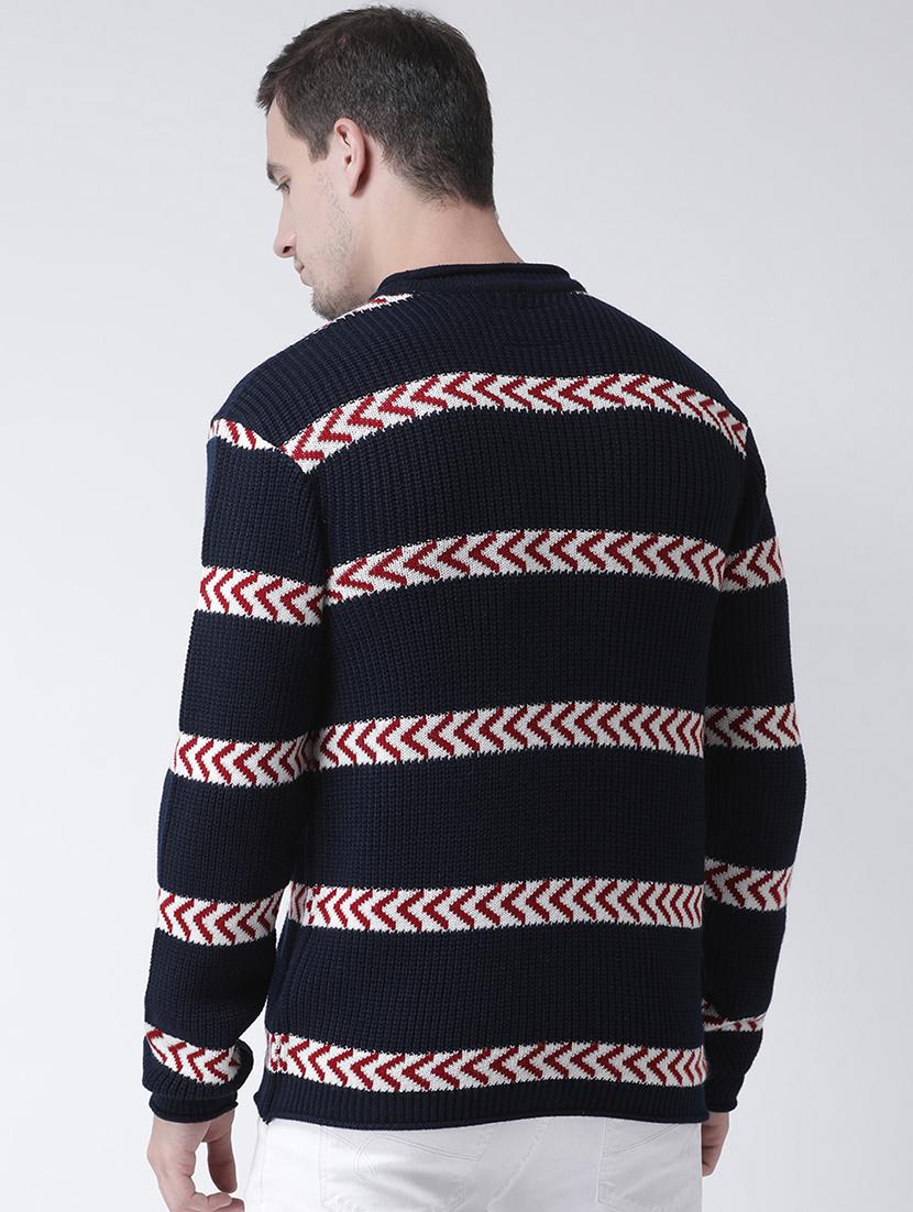 navy blue striped pullover - 16646603 - Zoom Image - 4