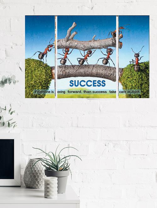 success theme premium sunboard painting set of 3 - 16648309 - Standard Image - 1