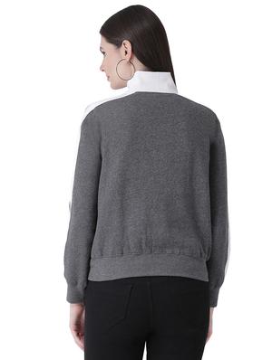 contrast strap long sleeved jacket - 16649489 - Standard Image - 4