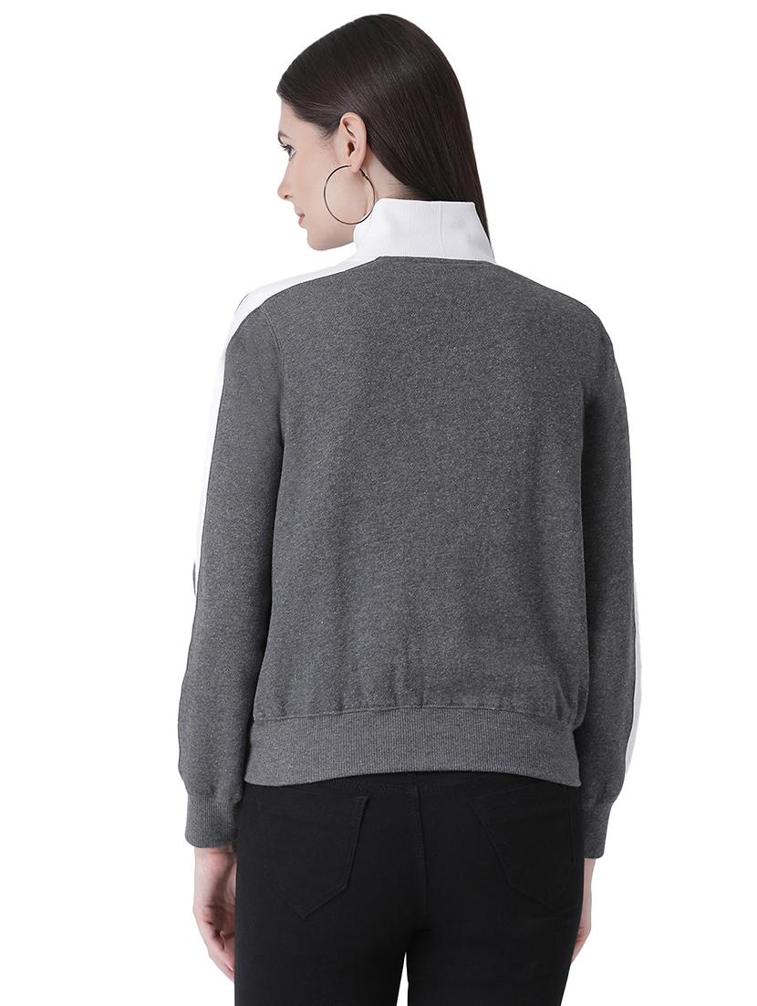 contrast strap long sleeved jacket - 16649489 - Zoom Image - 4