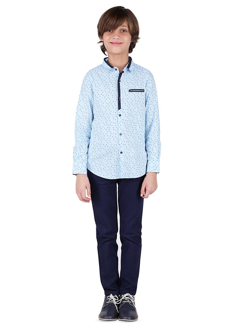 blue cotton shirt - 16650651 - Zoom Image - 4