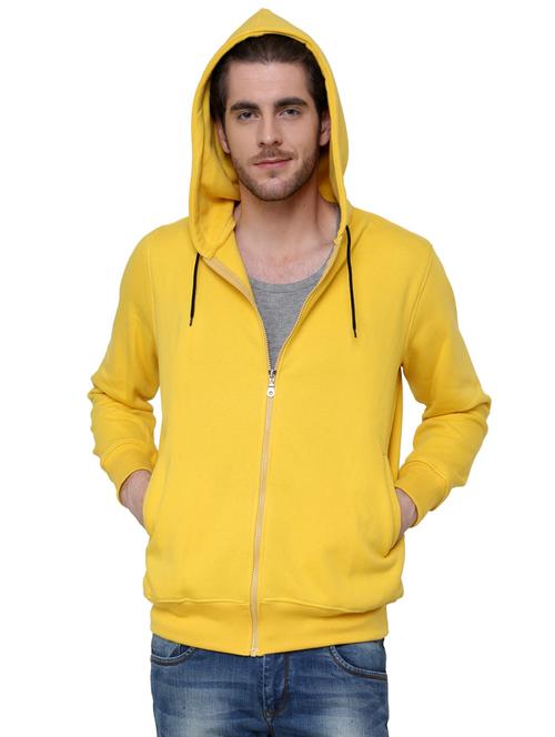 yellow solid sweatshirt - 16650834 - Standard Image - 1