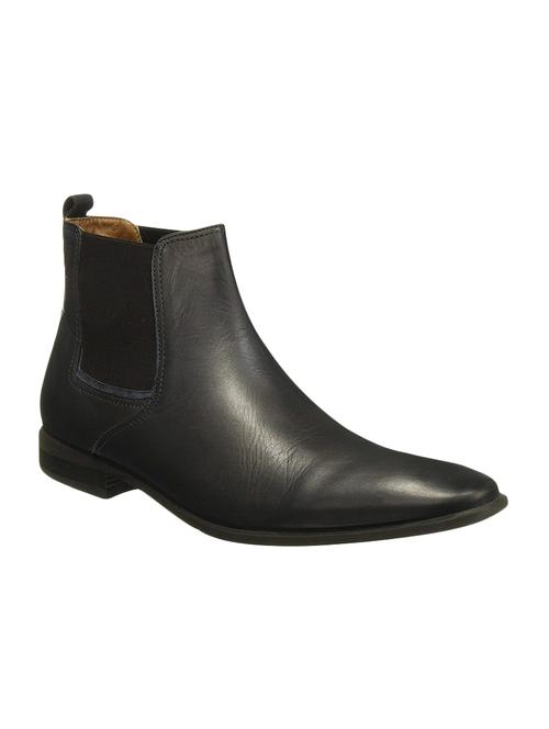 grey leather slip on boots - 16651319 - Very Small Image - 1