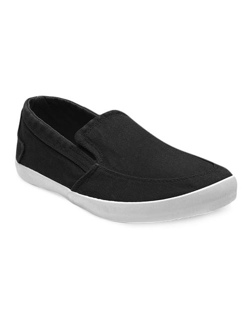 black canvas slipons - 16651406 - Standard Image - 1