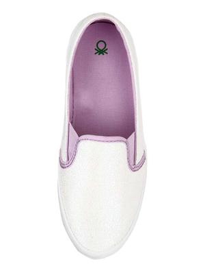 white leather slip on casual shoes - 16651448 - Standard Image - 4