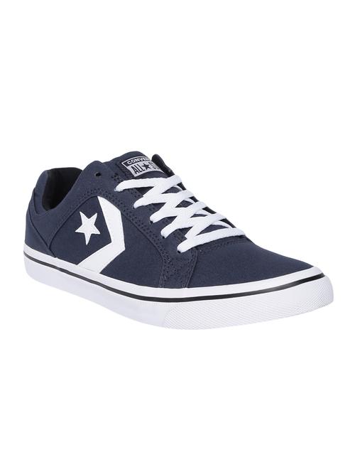 blue canvas lace up sneakers - 16652019 - Very Small Image - 1
