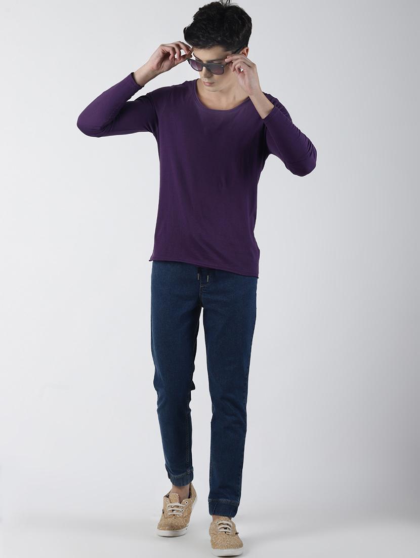 purple solid t-shirt - 16654607 - Zoom Image - 4