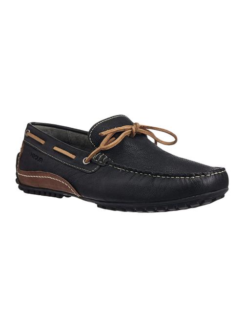 black synthetic slip on loafers - 16654800 - Very Small Image - 1