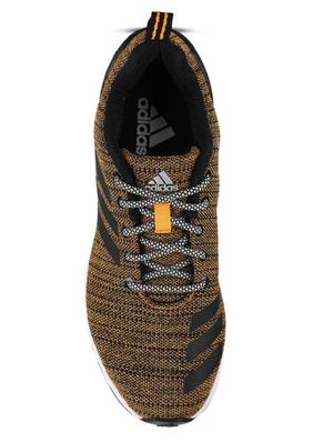 orange fabric lace up sport shoes - 16655112 - Standard Image - 4