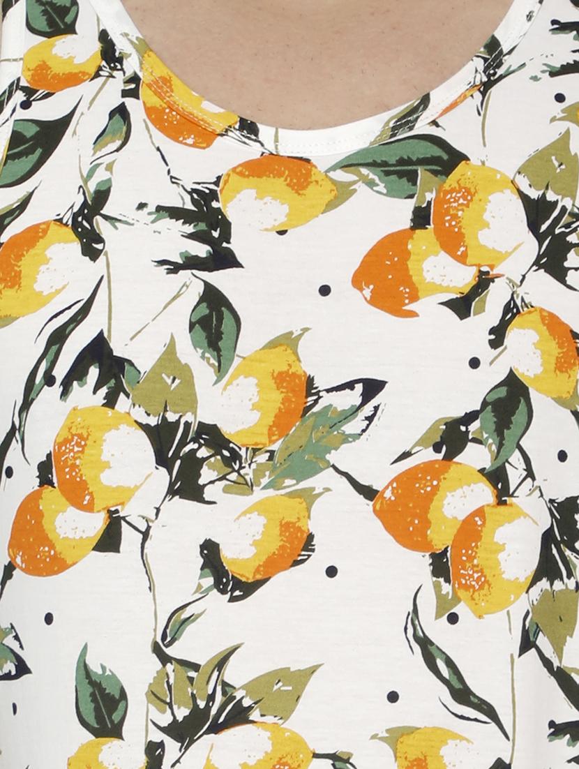 white floral print t-shirt - 16655709 - Zoom Image - 4