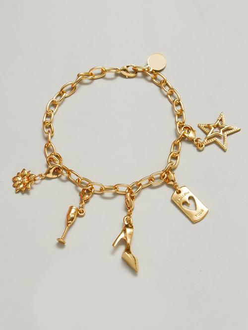 gold brass links bracelet - 16656271 - Very Small Image - 1