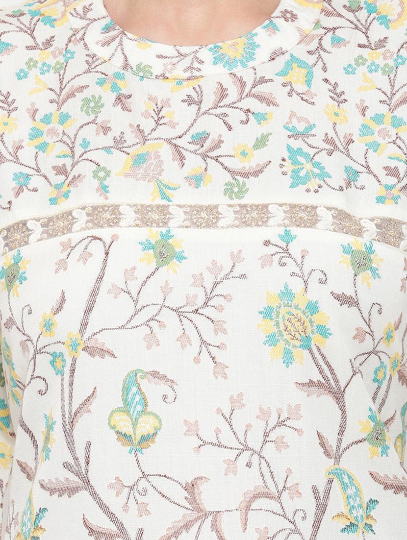 printed woolen kurta - 16656722 - Zoom Image - 4