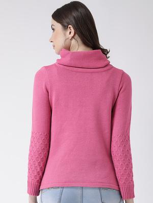 cowl neck solid pullover - 16657500 - Standard Image - 4