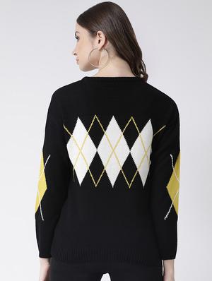 color block crew neck pullover - 16657507 - Standard Image - 4