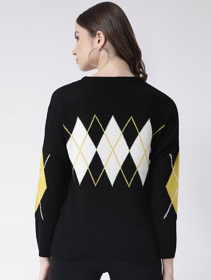 color block crew neck pullover - 16657507 - Zoom Image - 4