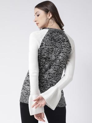raglan sleeved melange pullover - 16657511 - Standard Image - 4