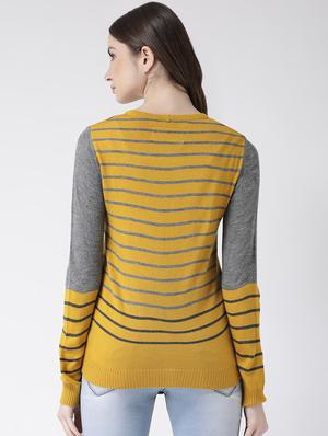 long sleeved striped cardigan - 16657515 - Standard Image - 4
