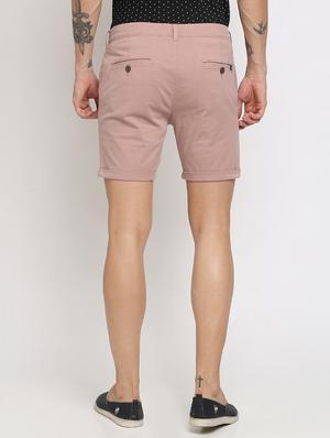 pink solid shorts - 16657590 - Standard Image - 4