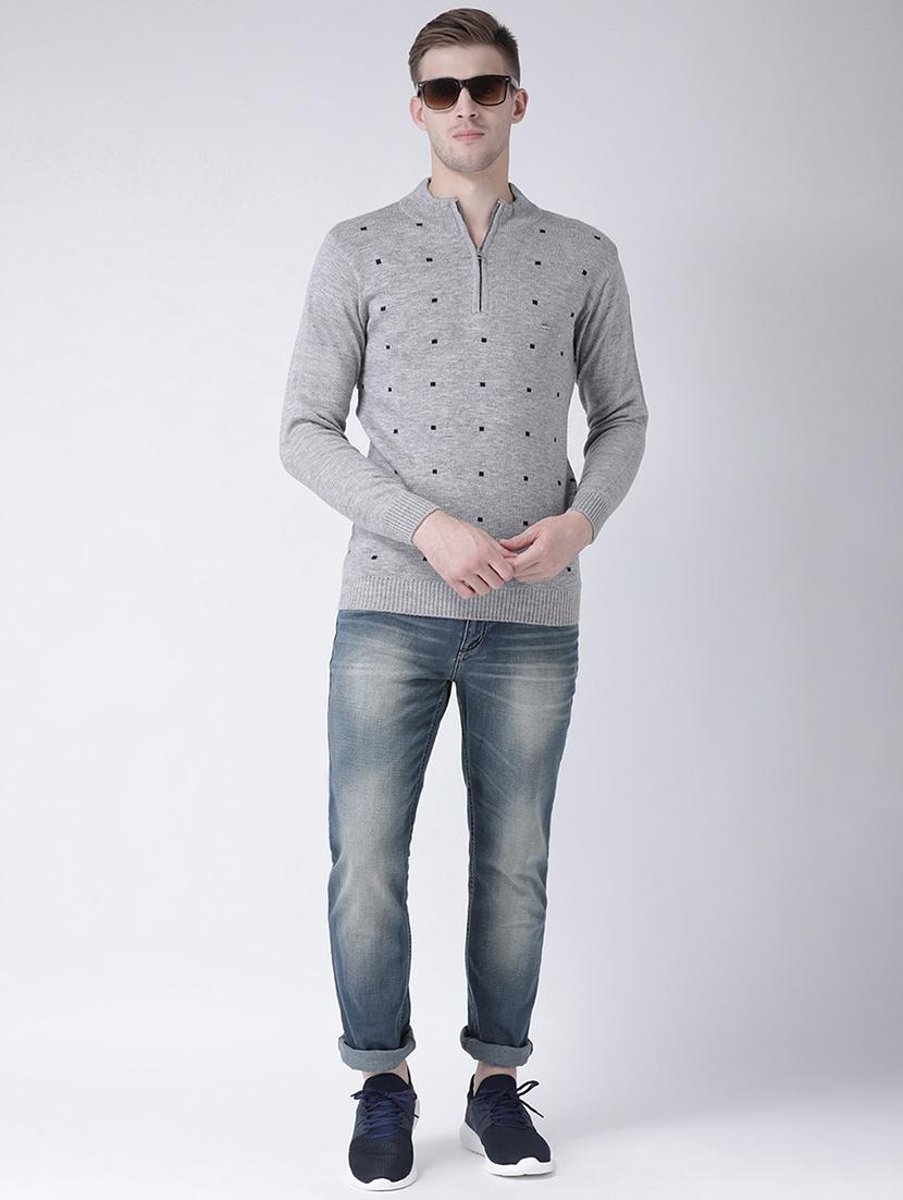 grey printed pullover - 16657682 - Zoom Image - 4