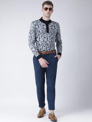 grey printed pullover - 16657688 - Standard Image - 4