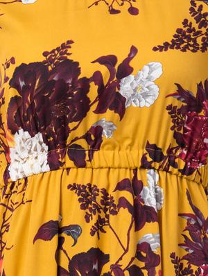 round neck floral maxi dress - 16658245 - Standard Image - 4