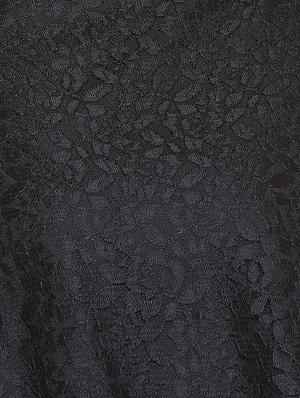 turtle neck floral laced top - 16658299 - Standard Image - 4