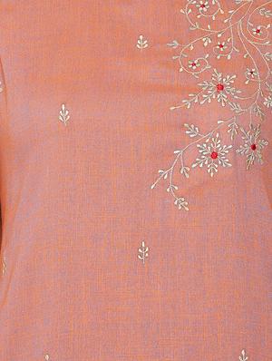 pastel embroidered straight kurta - 16658400 - Standard Image - 4